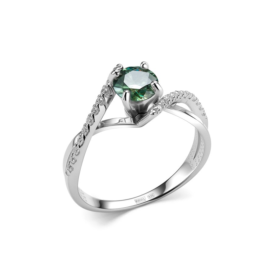 Кольцо Дар - Серебро 925, Синтетический муассанит (арт. К-5157рс1613900)