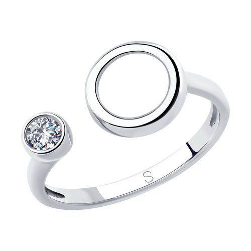 Кольцо SOKOLOV - Серебро 925, Фианит (арт. 94012859)