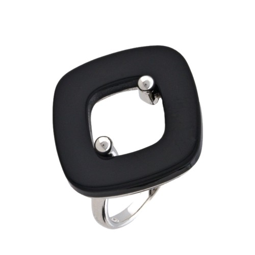 Кольцо ООО "Сильвер Скай" - Серебро 925, Оникс (арт. SR2430-O)