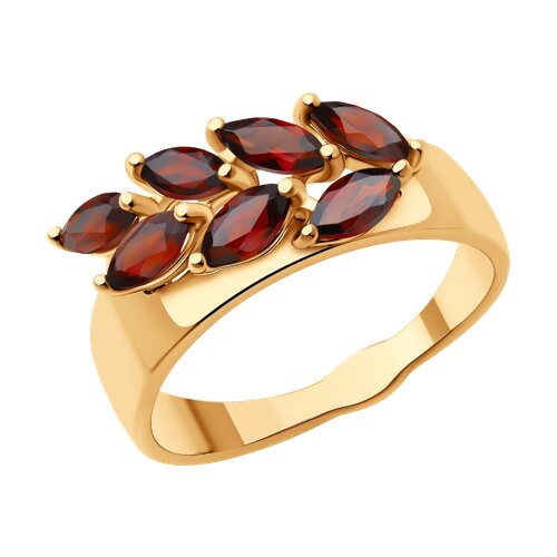 Кольцо SOKOLOV - Серебро 925, Гранат (арт. 92014590)