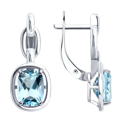 Серьги SOKOLOV - Серебро 925, Топаз (арт. 92025383)