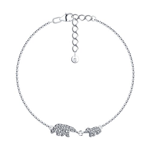 Браслет SOKOLOV - Серебро 925, Фианит (арт. 94051252)