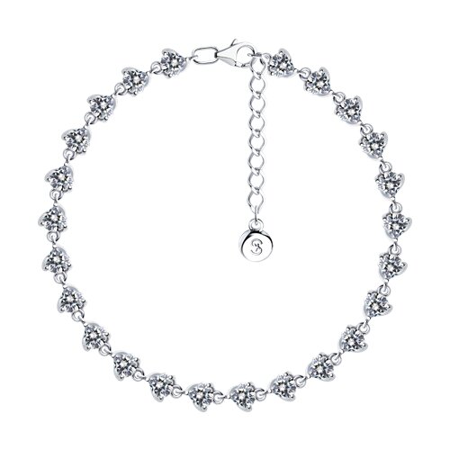 Браслет SOKOLOV - Серебро 925, Фианит (арт. 89050005)