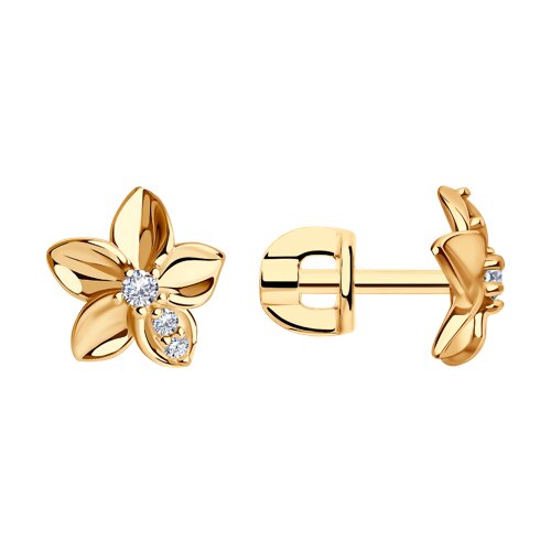 Серьги Diamant - Серебро 925, Фианит (арт. 93-122-01636-1)