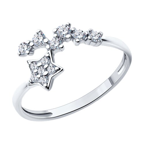 Кольцо SOKOLOV - Серебро 925, Фианит (арт. 94013835)