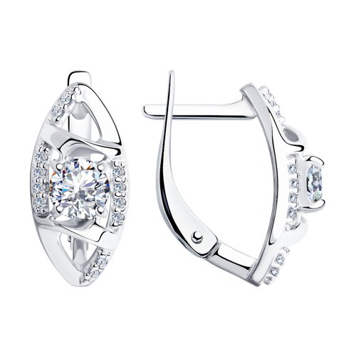 Серьги Diamant - Серебро 925, Фианит (арт. 94-120-00733-1)