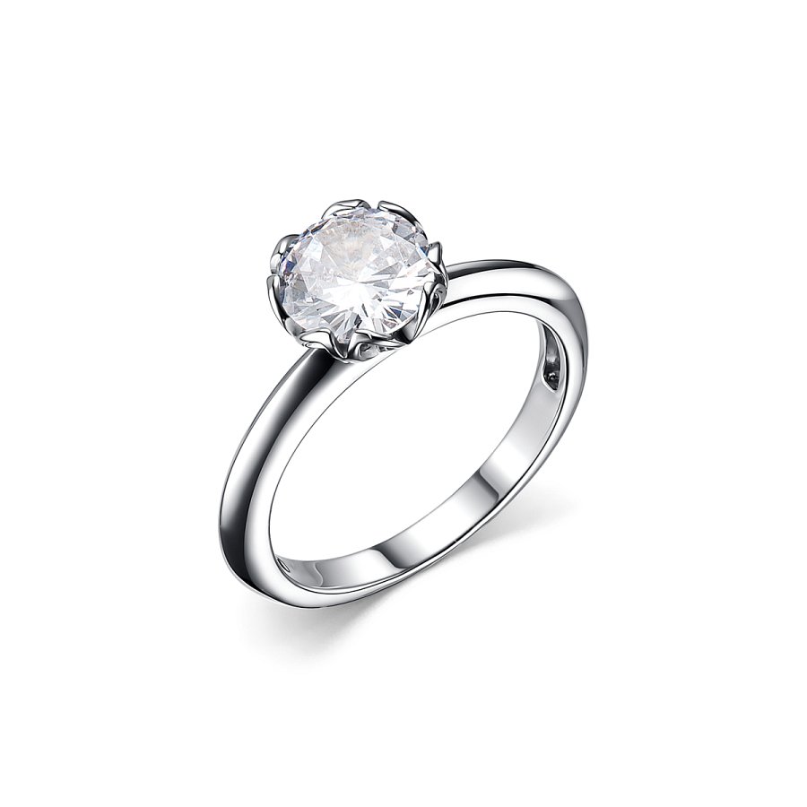 Кольцо Дар - Серебро 925, Синтетический муассанит (арт. К-5067рс16128)