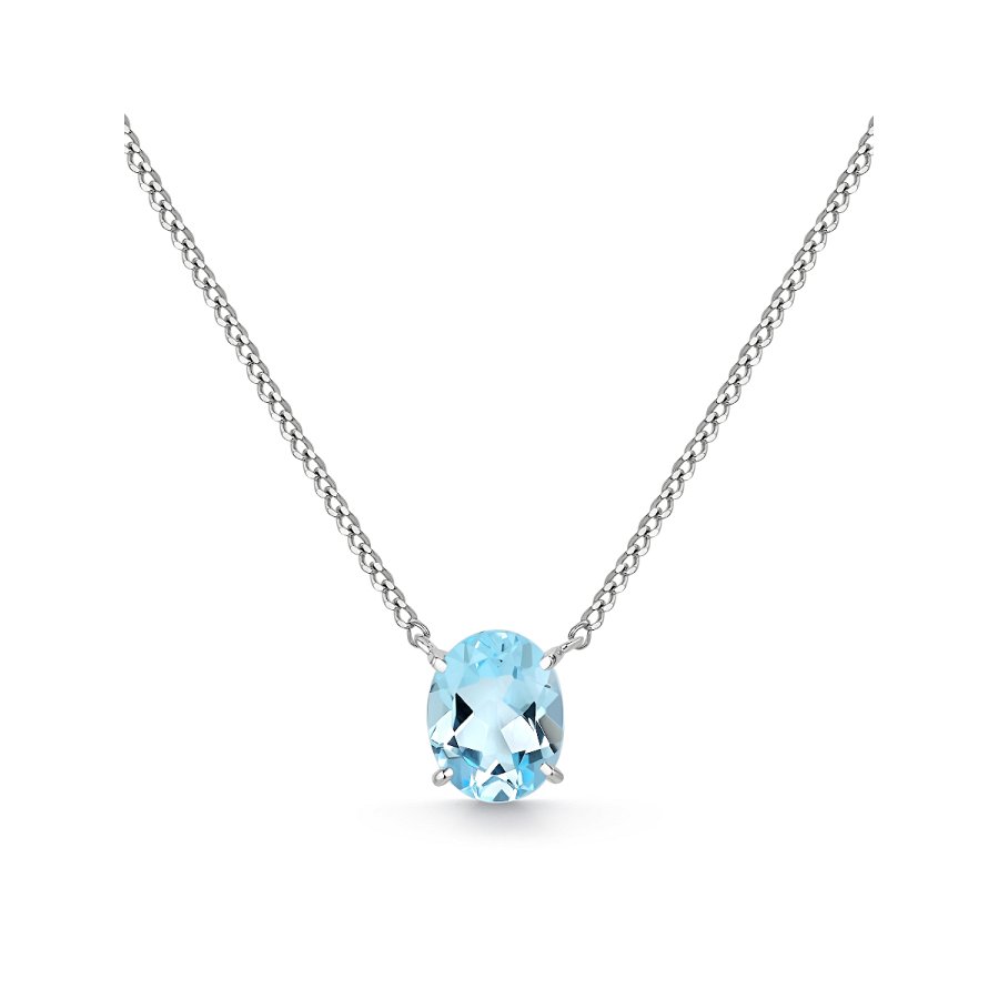 Колье Дар - Серебро 925, Топаз (арт. Кц-2512рс402)