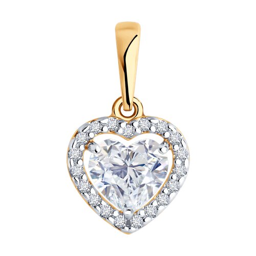 Подвеска SOKOLOV - Серебро 925, Фианит (арт. 93030609)