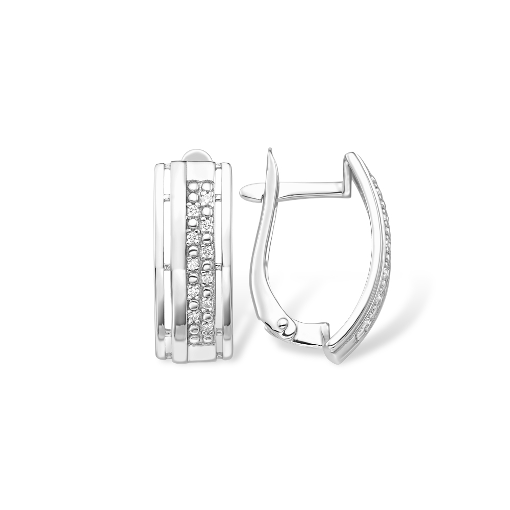 Серьги EFREMOV - Серебро 925, Фианит (арт. 12100113173-501)