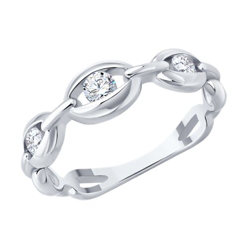 Кольцо SOKOLOV - Серебро 925, Фианит (арт. 94014671)