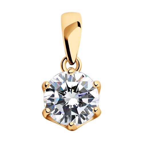 Подвеска SOKOLOV - Серебро 925, Фианит (арт. 93030286)