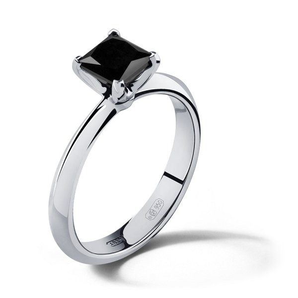 Кольцо Platinum Lab. - Платина 950 (арт. ПК-100Ч-01)