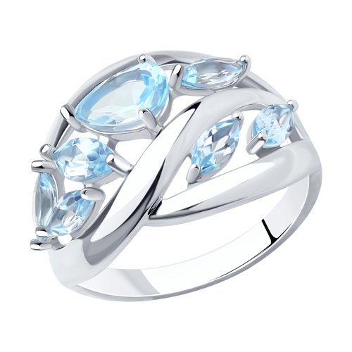 Кольцо SOKOLOV - Серебро 925, Топаз (арт. 92011978)