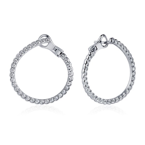 Серьги Platinum Lab. - Платина 950 (арт. ПС-143-02)