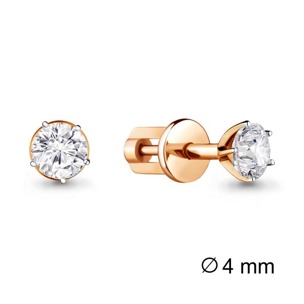 Серьги Аквамарин - Золото 375, Фианит (арт. 436431.8)