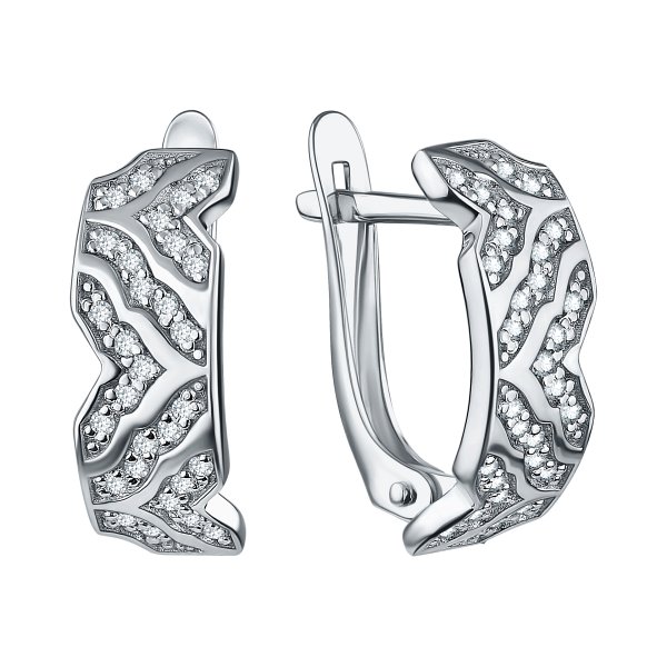 Серьги Talant - Серебро 925, Фианит (арт. 10-72-0001-15082)