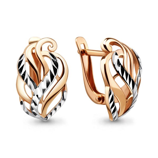 Серьги Аквамарин - Золото 585 (арт. 33587.1)