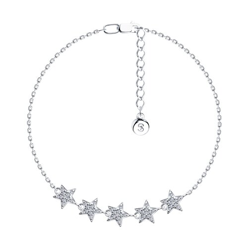 Браслет SOKOLOV - Серебро 925, Фианит (арт. 94050911)