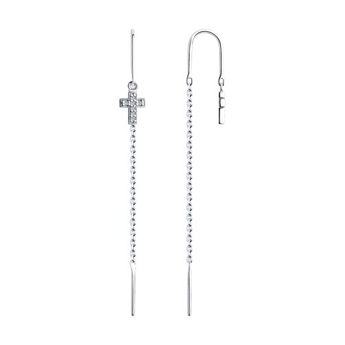 Серьги Diamant - Серебро 925, Фианит (арт. 94-123-01492-1)