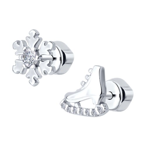 Серьги Diamant - Серебро 925, Фианит (арт. 94-122-02284-1)