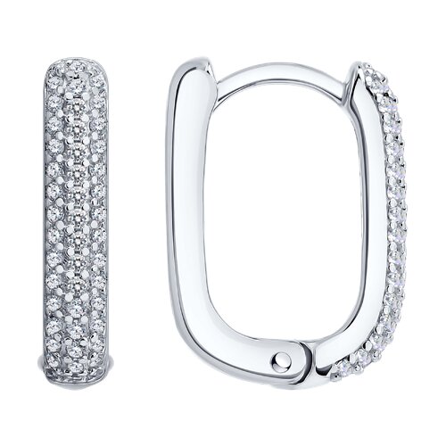 Серьги SOKOLOV - Серебро 925, Фианит (арт. 94027663-91)