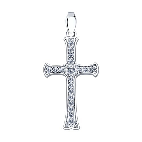 Подвеска SOKOLOV - Серебро 925, Фианит (арт. 94120115)