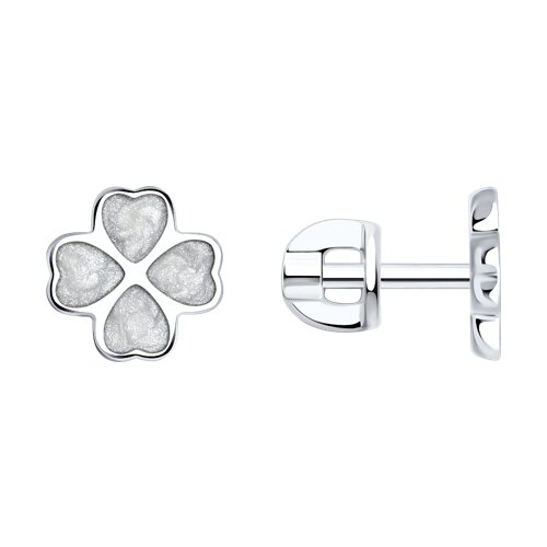 Серьги SOKOLOV - Серебро 925, Эмаль (арт. 94026074)