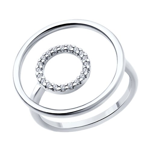Кольцо SOKOLOV - Серебро 925, Фианит (арт. 94014175)
