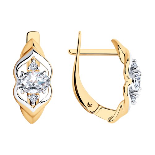 Серьги SOKOLOV - Серебро 925, Фианит (арт. 93020718)