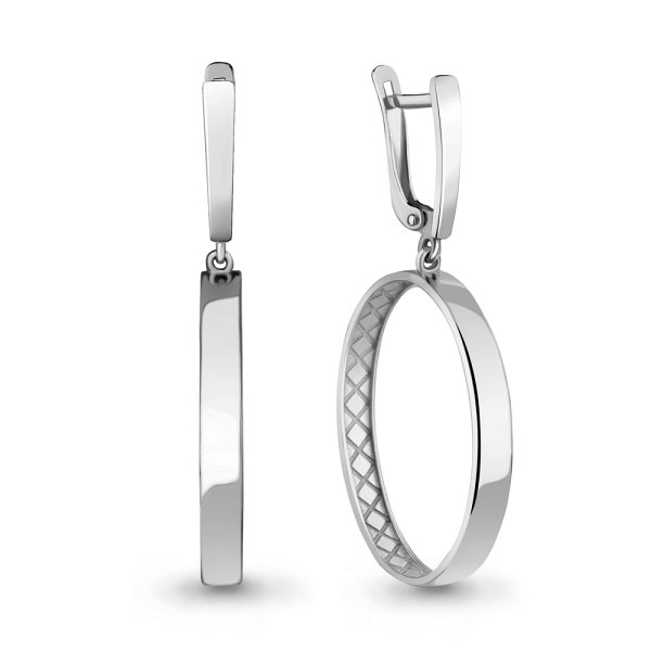 Серьги Аквамарин - Серебро 925 (арт. 34384.5)