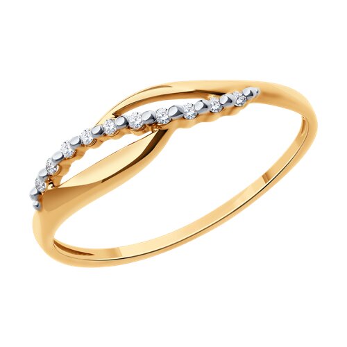 Кольцо Diamant - Золото 585, Фианит (арт. 51-110-02027-1)