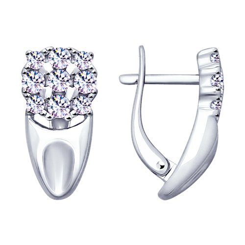 Серьги SOKOLOV - Серебро 925, Фианит (арт. 94022894)