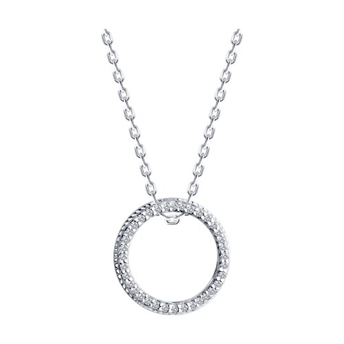 Колье SOKOLOV - Серебро 925, Фианит (арт. 94071054)