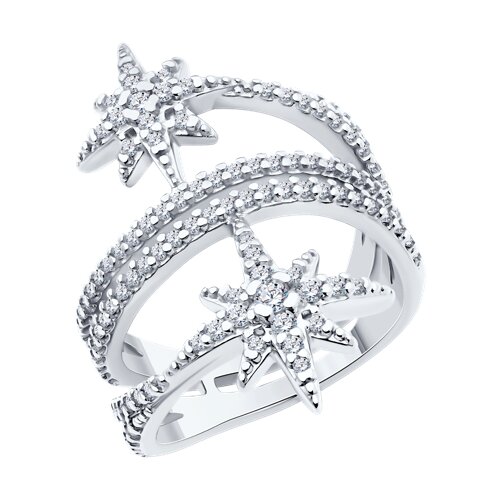 Кольцо SOKOLOV - Серебро 925, Фианит (арт. 94014070)