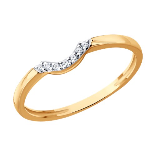 Кольцо Diamant - Золото 585, Фианит (арт. 51-110-00903-1)