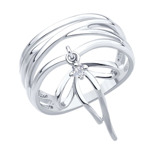 Кольцо SOKOLOV - Серебро 925, Фианит (арт. 94014594)