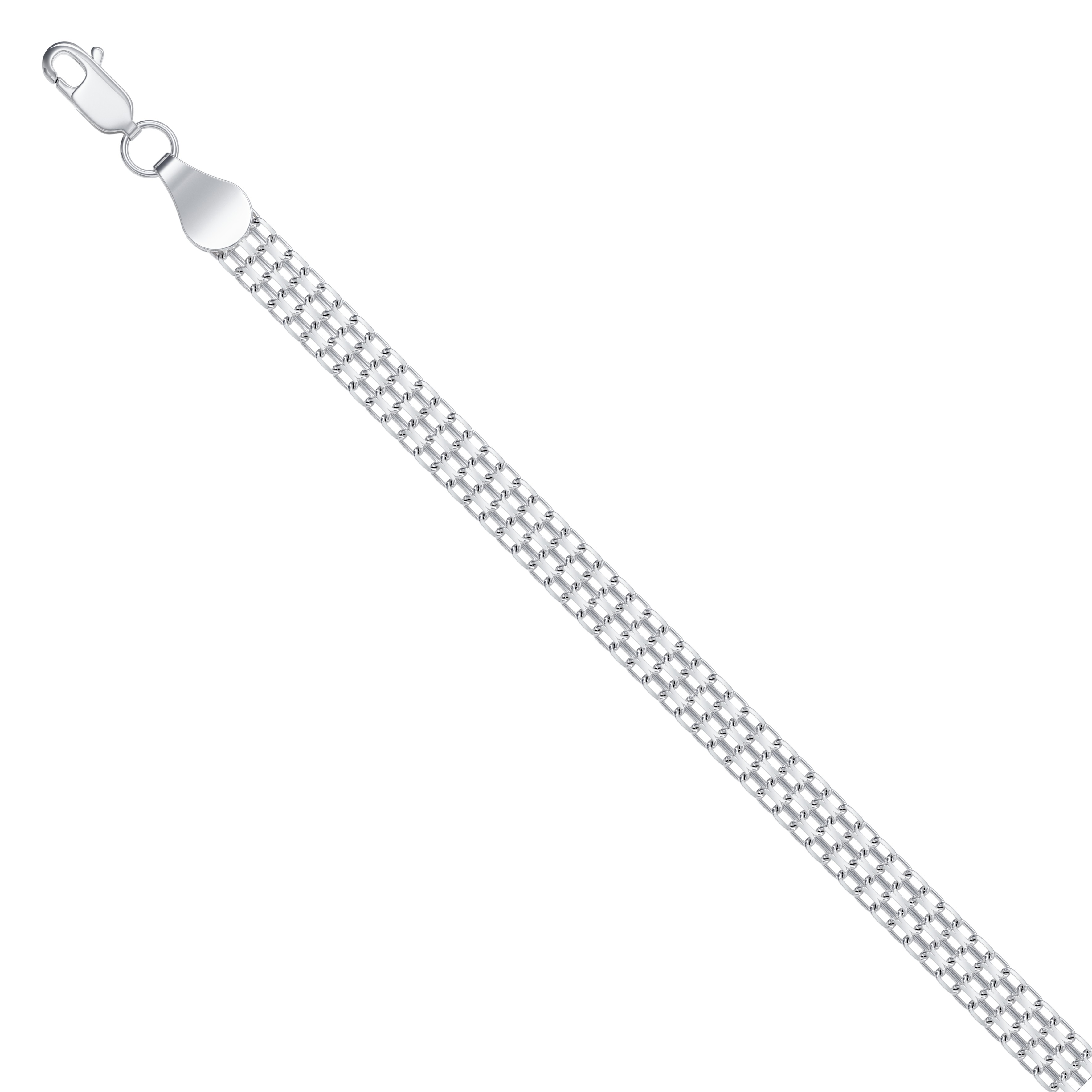 Браслет Красцветмет - Серебро 925 (арт. НБ22-073-3#0.40)