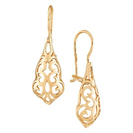 Серьги Мастер - Золото 585 (арт. 15343)