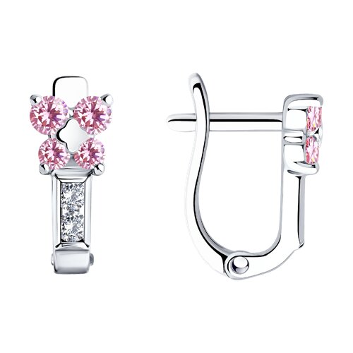 Серьги SOKOLOV - Серебро 925, Фианит (арт. 94026111)