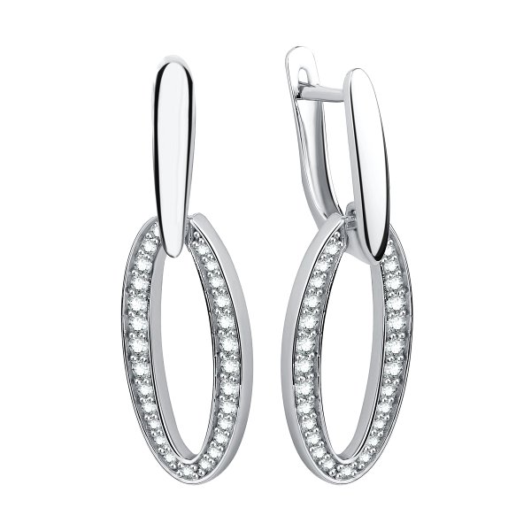 Серьги Talant - Серебро 925, Фианит (арт. 14-72-0001-11938)