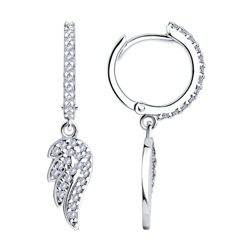 Серьги SOKOLOV - Серебро 925, Фианит (арт. 94025730)