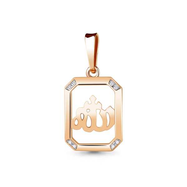 Подвеска Аквамарин - Золото 375, Фианит (арт. 21110А.8)