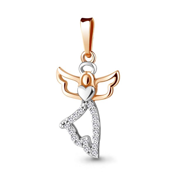 Подвеска Аквамарин - Серебро 925, Фианит (арт. 24342А.6)