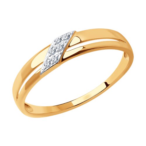 Кольцо Diamant - Золото 585, Фианит (арт. 51-110-01611-1)