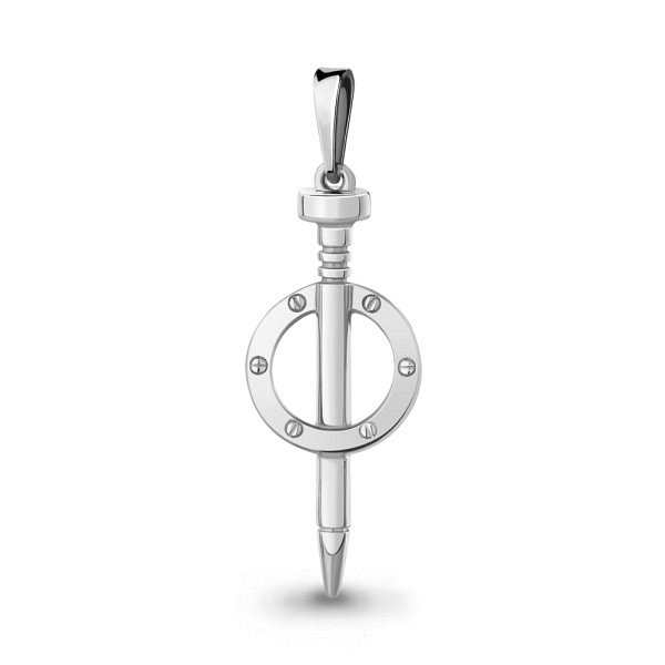 Подвеска Аквамарин - Серебро 925 (арт. 16235.5)