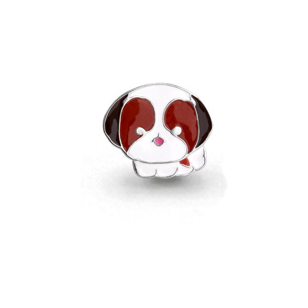 Значок Аквамарин - Серебро 925, Эмаль (арт. 72732.5)