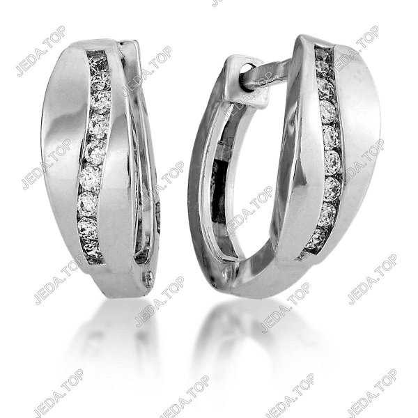 Серьги Галатея - Серебро 925, Фианит (арт. 3361.1)