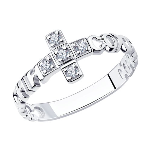 Кольцо SOKOLOV - Серебро 925, Фианит (арт. 94011892)