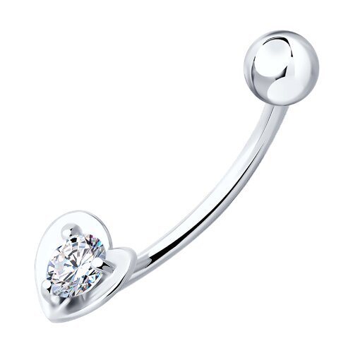 Пирсинг Diamant - Серебро 925, Фианит (арт. 94-160-02049-1)